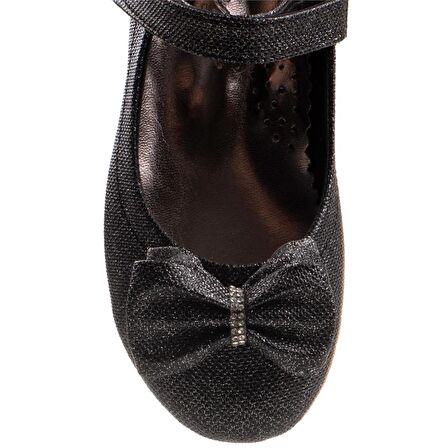 M2S Siyah Sim Kaplama Cırtlı Babet