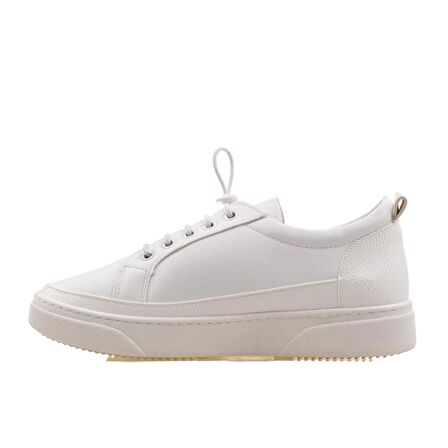 Benetton Beyaz Yumuşak Deri Kadın Sneaker BN 30366
