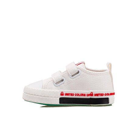 Benetton Beyaz Unisex Bebe Sneaker BN 30802