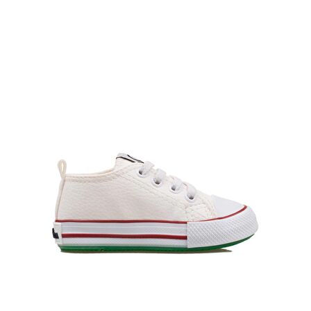 Benetton Beyaz Unisex Bebe Lastikli Sneaker BN 30806