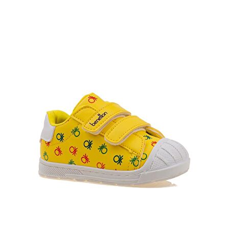 Benetton Sarı Unisex Bebe Cırtlı Sneaker BN 30932