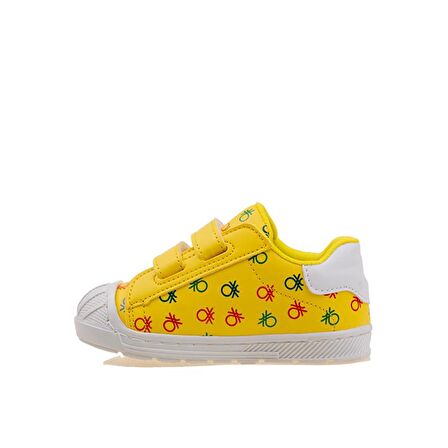 Benetton Sarı Unisex Bebe Cırtlı Sneaker BN 30932