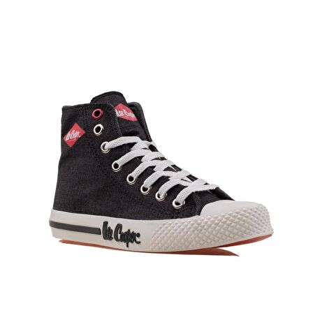 Lee Cooper Siyah Uzun Boğaz Kot Unisex Sneaker