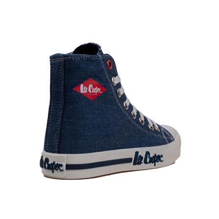 Lee Cooper Lacivert Uzun Boğaz Kot Unisex Sneaker