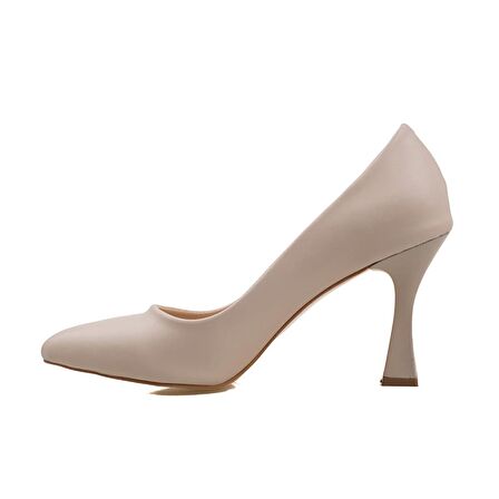 M2S Krem Düz Sade Klasik Ayakkabı