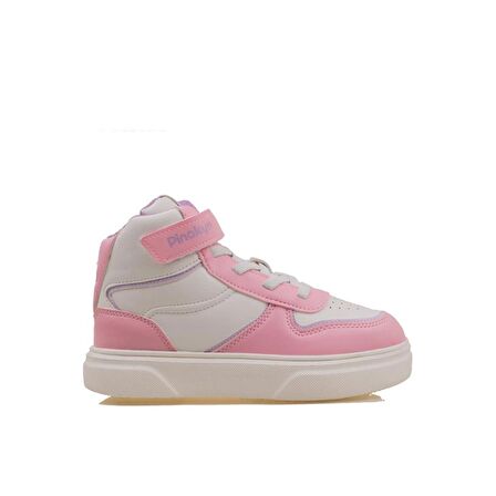 Pinokyo Pembe Memory Foam Hafif Çocuk Boğazlı Sneaker