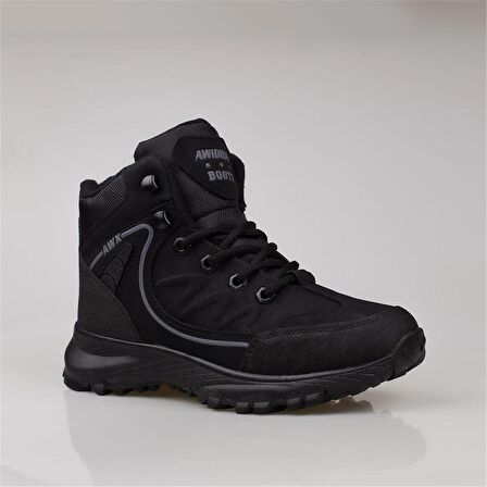 Trend Adımlar Siyah Unisex Trekking Bot