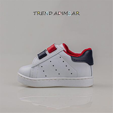 Trend Adımlar Kırmızı Işıklı İlk Adım Bebe Sneaker