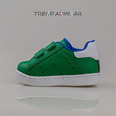 Trend Adımlar Yeşil Işıklı İlk Adım Bebe Sneaker