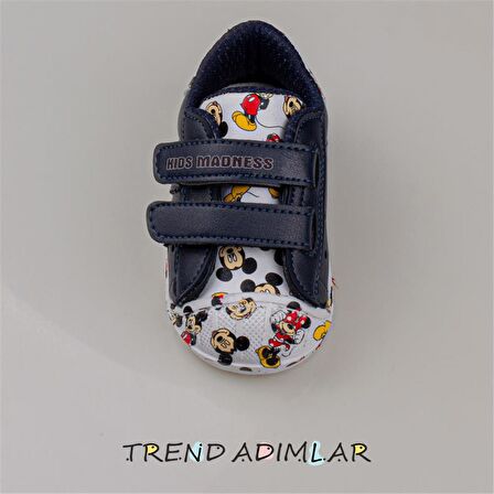 Trend Adımlar Lacivert Hero İlk Adım Bebe Sneaker