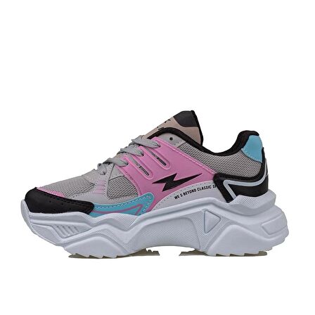 Trend Adımlar Pembe Enerjik Kalın Taban Kadın Sneaker