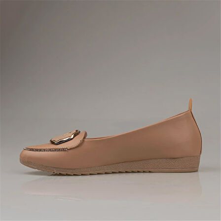 Trend Adımlar Kahverengi Vandora Hafif Kadın Babet