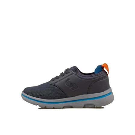 Trend Adımlar Füme Hafif Faylon Memory Foam Lastikli Çocuk Sneaker