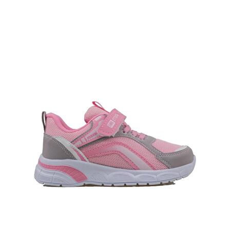 Trend Adımlar Pembe Cırt Cırtlı Unisex Çocuk Spor Ayakkabı