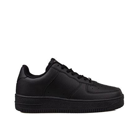Trend Adımlar Siyah Force Memory Foam Tabanlı Mevsimlik Unisex Sneaker