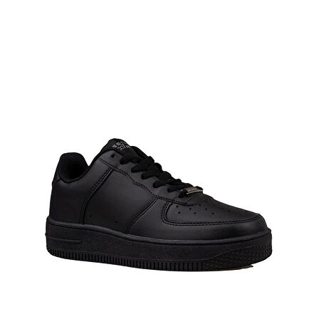 Trend Adımlar Siyah Force Memory Foam Tabanlı Mevsimlik Unisex Sneaker