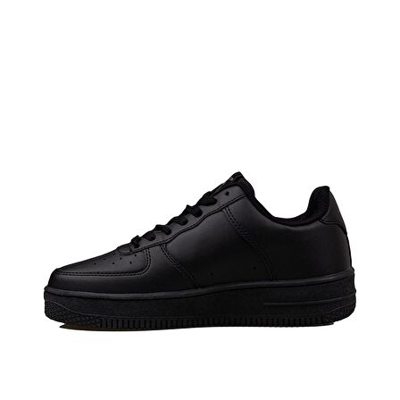 Trend Adımlar Siyah Force Memory Foam Tabanlı Mevsimlik Unisex Sneaker
