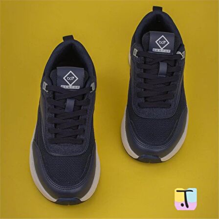 Trend Adımlar Lacivert Unisex Kalın Taban Comfortable Sneaker