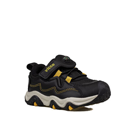 Vicco Siyah Shiro Bebe Kaymaz Taban Sneaker