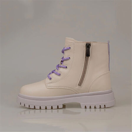 Pepino Krem Kız Çocuk Yıldız Detaylı Lux Bot