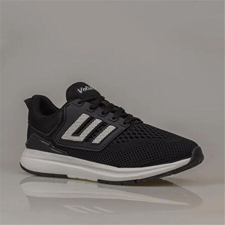 Trend Adımlar Siyah Memory Foam Hafif Erkek Sneaker