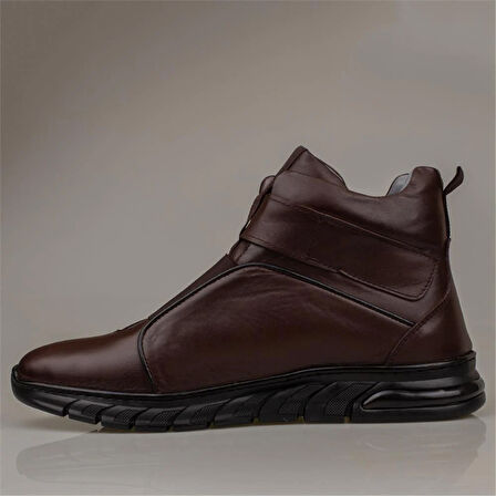 Slayka Kahverengi Magnus Erkek Hakiki Deri Günlük Bot