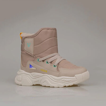 Vicco Bej Fit Unisex Çocuk İçi Yünlü Karbotu