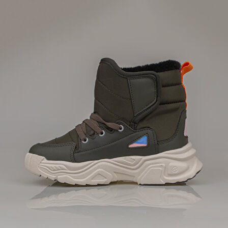 Vicco Haki Fit Unisex Çocuk İçi Yünlü Karbotu