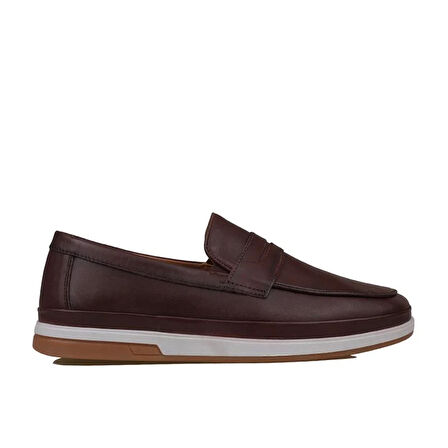 Slayka Kahverengi Elite Hakiki Deri Erkek Casual Ayakkabı