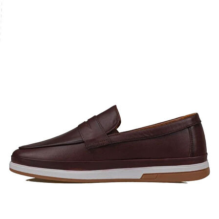 Slayka Kahverengi Elite Hakiki Deri Erkek Casual Ayakkabı