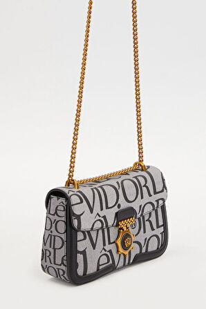 Levidor Siyah Zincir Askılı Premium Kadın Çapraz Çanta