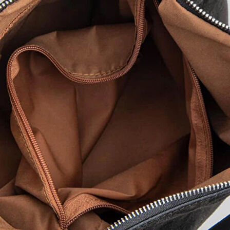 Jacquline Taba Uranos N Hakiki Nubuk Deri Kadın Omuz Çantası