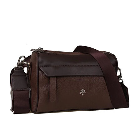 Jacquline Kahverengi Bendis Deri Kadın Çapraz Çanta