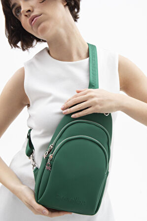 Benetton Yeşil Kadın Nano Çapraz Çanta BNT 1543