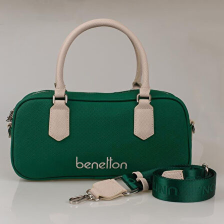 Benetton Yeşil Geniş Kadın Çapraz Nano Çanta BNT 1621