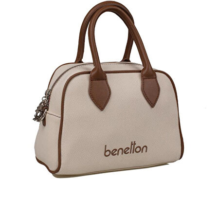 Benetton Kahverengi Kadın Cotton Kol Çantası BNT 1538