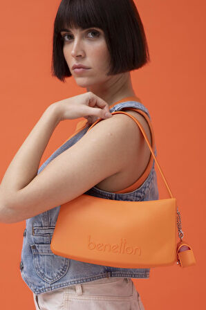 Benetton Turuncu Melissa Kadın El Çantası BNT 1467