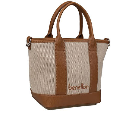 Benetton Taba Kadın Cotton Hasır El Çantası BNT 1539