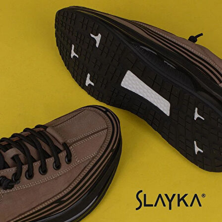 Slayka Kahverengi Hamada Erkek Hafif Mikro Köpük Casual Ayakkabı