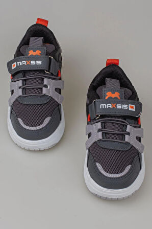 Trend Adımlar Füme Kaymaz Taban Çocuk Spor Ayakkabı