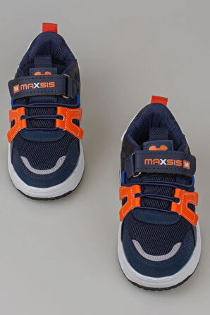 Trend Adımlar Lacivert Kaymaz Taban Çocuk Spor Ayakkabı