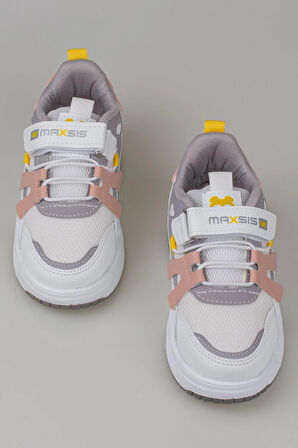 Trend Adımlar Pudra Kaymaz Taban Çocuk Spor Ayakkabı