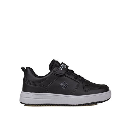 Pepino Siyah-Beyaz Ultra Hafif Düz Unisex Çocuk Sneaker
