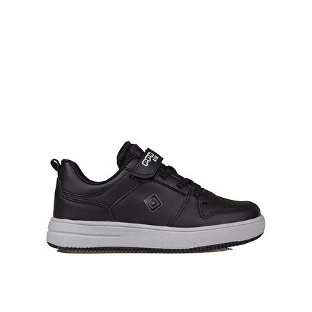 Pepino Siyah-Beyaz Ultra Hafif Düz Unisex Çocuk Sneaker