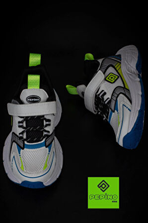 Pepino Beyaz Kalın Taban Blanc Unisex Çocuk Sneaker