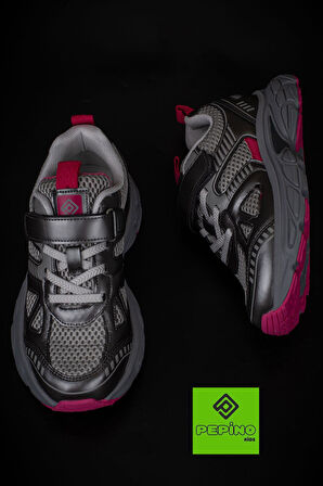 Pepino Platin Kalın Kaymaz Taban Hafif Çocuk Sneaker