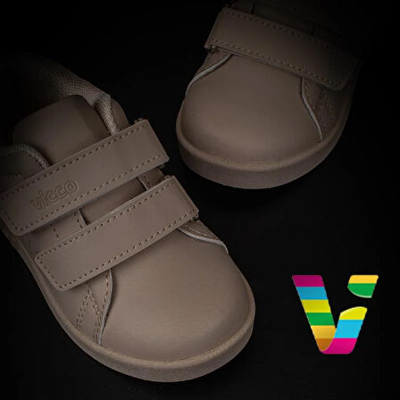 Vicco Bej Oyo Işıklı Unisex İlk Adım Bebe Sneaker