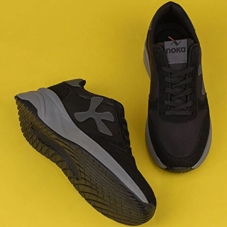 M2S Siyah Cruz Erkek Ultra Hafif Sneaker