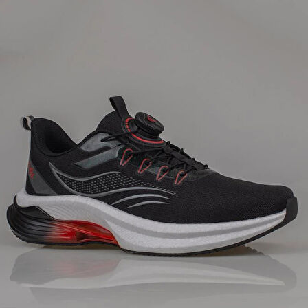 M2S Siyah Akıllı Bağcık Erkek Sneaker
