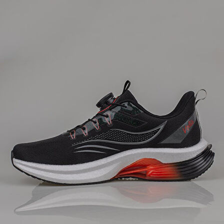 M2S Siyah Akıllı Bağcık Erkek Sneaker